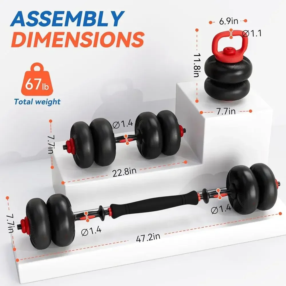 Adjustable Dumbbell Set with P - Dumbbell Set ulasan dan harga