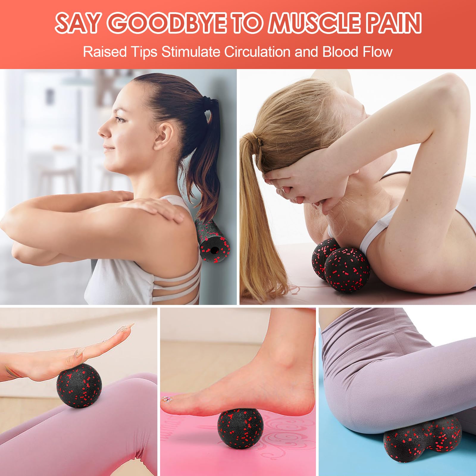 Hollow Yoga Roller Massage Pea - Gym Ball ulasan dan harga
