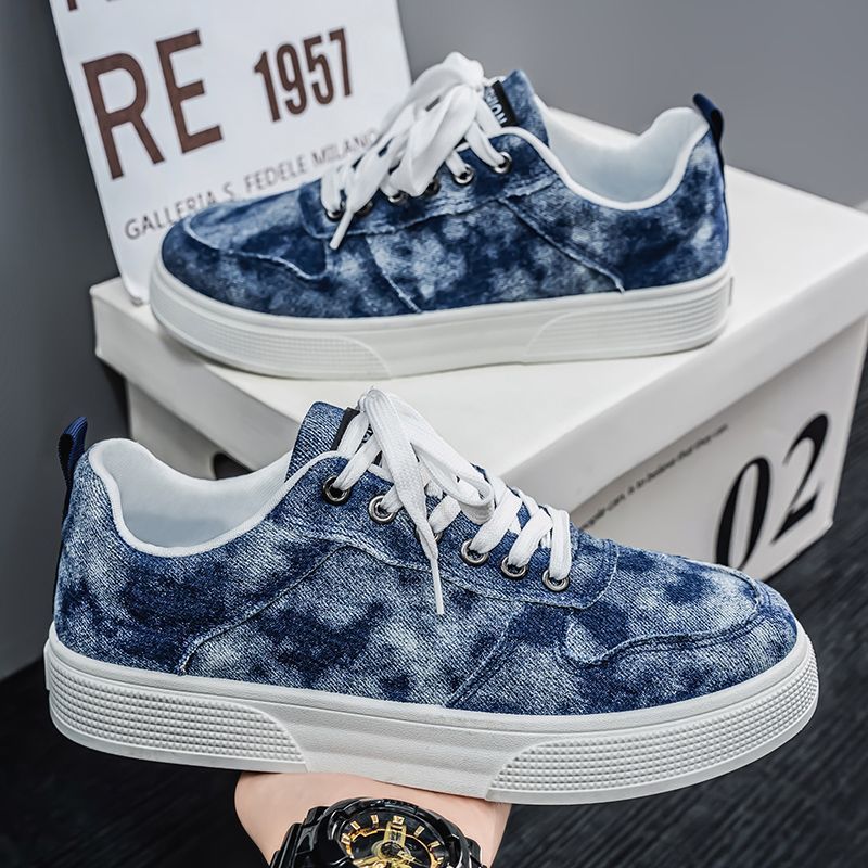 Men Summer Canvas Shoes Breath - Skateboard ulasan dan harga