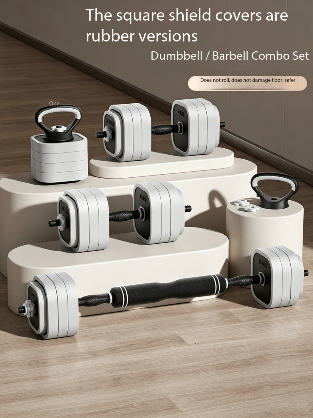 Adjustable 4 in 1 Home Gym Fit - Dumbbell Set ulasan dan harga